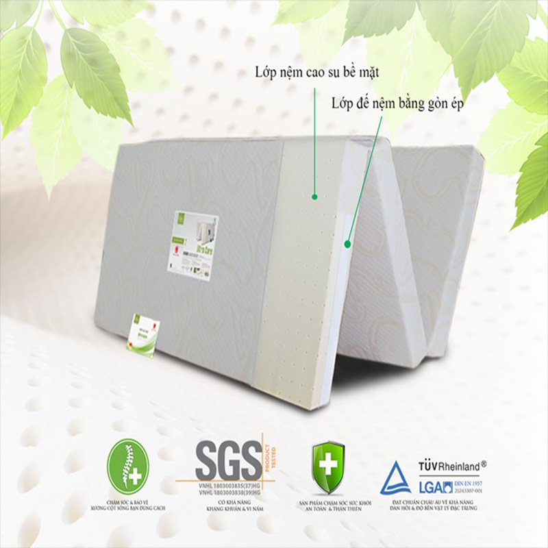 Nệm Cao Su Bông Gấp 3 Ultra Care